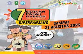 Program 7 Berkah Pajak Daerah Diperpanjang Hingga Akhir Tahun