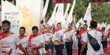 Kapolda Riau Ikut Lomba Lari Bhayangkara Run 10K