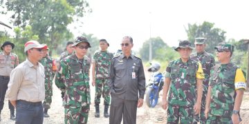 Pemkab Bengkalis Sambut Tim Wasev Tinjau Progres Pelaksanaan TMMD Ke-118