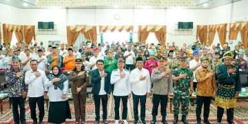 Deklarasi Damai Pemilu Tahun 2024, Bupati Rohil Ajak Seluruh Lapisan Saling Bersinergi