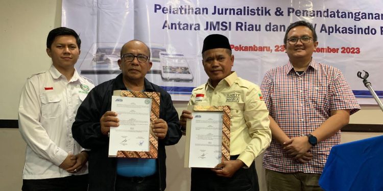 JMSI MoU Dengan APKASINDO, Bantu Petani Dari Kampaye Negatif Menyerang Sawit