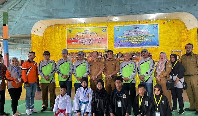 Buka O2SN, Sekda Rohil Inginkan Atlit Handal di Tingkat Internasional