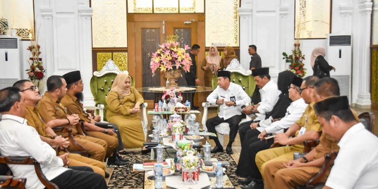 Audiensi ke Bupati Kasmarni, Kemenag dan STAIN Bakal Lakukan Ekspo HSN