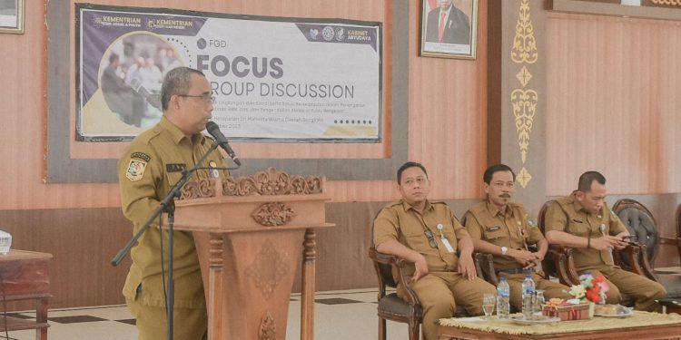 Buka FGD Dampak Lingkungan dan Sosial, Bupati Harapkan Saling Bangun Komunikasi