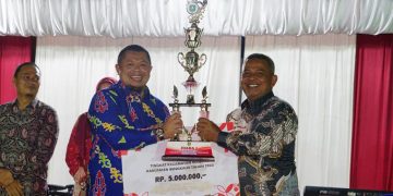 Desa Bathin Betuah Terbaik 1 Evaluasi Desa se Kecamatan Mandau 2023