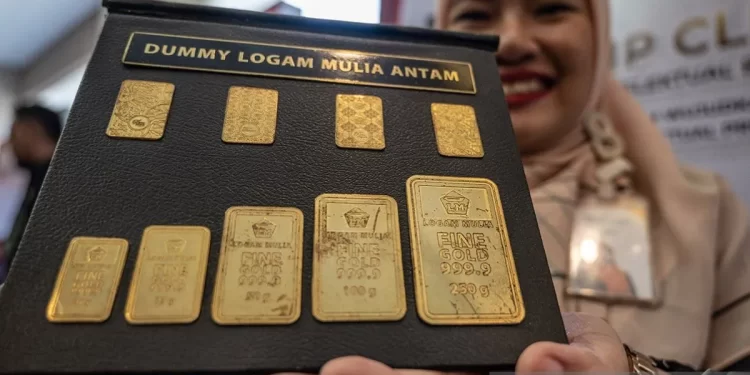 Harga emas Antam Selasa pagi Rp1,119 juta per gram