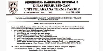 Dishub Bengkalis Umumkan Seleksi Pengelolaan Parkir 2024