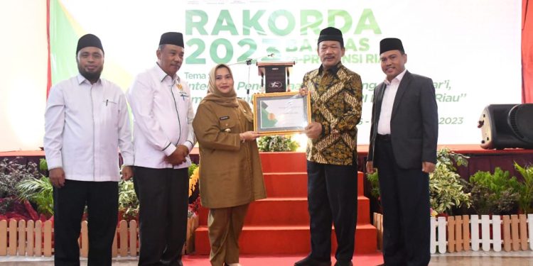 Dihadiri Ketua Baznas RI, Rakorda se Riau Dilaksanakan di Bengkalis, Bupati Kasmarni Ingin Pengumpulan Zakat Terus Diperluas