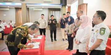 Perpanjangan Jaminan Sosial, Bupati Kasmarni Harap BPJS-Ketenagakerjaan Berikan Layanan Terbaik