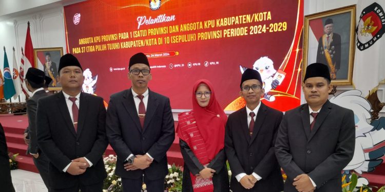 Anak Mandau Terpilih Menjadi Ketua KPU Bengkalis Periode 2024-2029