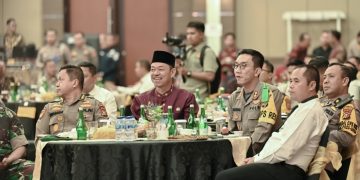 Bupati Afrizal Sintong Hadiri Rapat Pimpinan TNI-Polri Se-Provinsi Riau