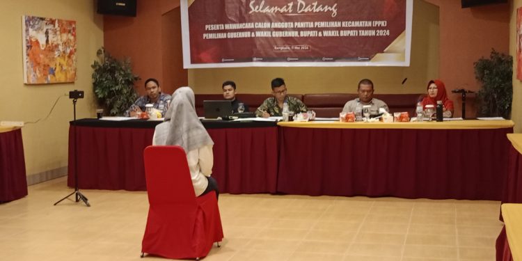 KPU Bengkalis Seleksi Calon Anggota PPK 6 Kecamatan di Mandau, 58 Peserta Ikuti Tes Wawancara 