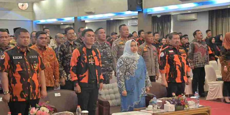 Resmi di Nakhodai M. Arsya Fadillah, Bupati Kasmarni Ajak Sapma PP Menjadi Desainer Peradaban Bermasa