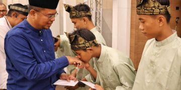 Berbagi Kebahagiaan di Momen Alih Kelola, PHR Santuni 230 Anak Yatim