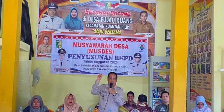 Musdes RKPDes TA. 2025, Masyarakat Pulau Kijang Usulkan Ambulance Desa
