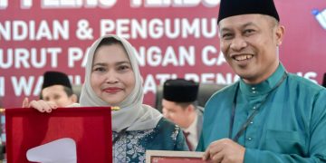 Dapat Nomor Urut 1 Kasmarni : Kita Lanjutkan Kasmarni Bagus Satu Kali Lagi