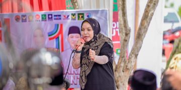 Orasi Politik Relawan Syahrani Ajak Dukung KBS Agar Pembangunan rumah Sakit Pratama Terwujud