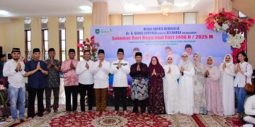 Meriahnya Lebaran di Negeri Junjungan, Wabup Terima Tamu dari Komunitas Tionghoa, Khatolik dan Brunei