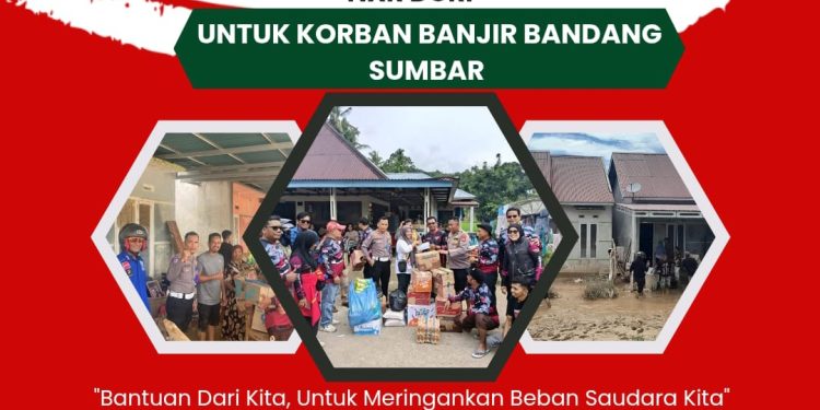 Pemkab Bengkalis, JMSI Bengkalis dan NXR Duri, Berkolaborasi Buka Open Donasi untuk Korban Bencana Sumatera Barat
