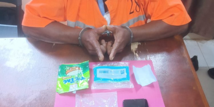 Pria di Lubuk Garam Siak Kecil Ditangkap Polisi, Simpan Sabu di Rumah