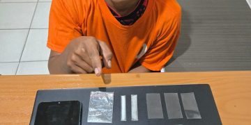 Warga Desa Tenggayun di Ringkus Polsek Bukit Batu, BB Siap Edar Diamankan