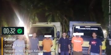 Diduga Gelapkan Sawit 1 Ton  di Pinggir, Dua Pelaku Diamankan