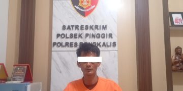 Kembali DPO Narkoba Ditangkap Polsek Pinggir di Kelurahan Titian Antui
