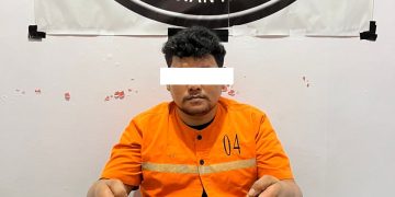 Polisi Amankan Pelaku dan Barang Bukti Sabu, di Desa Bumbung