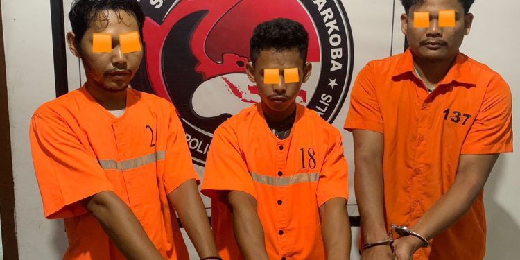 Satresnarkoba Polres Bengkalis Sita Ganja dan Alat Hisap, Tiga Pelaku Diamankan