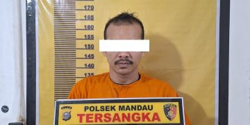 Polsek Mandau Amankan Penyalahguna Sabu di Air Jamban