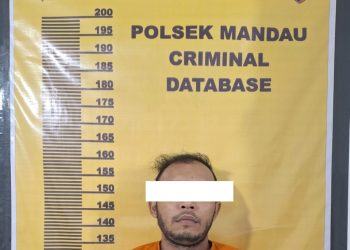 Polsek Mandau Tangkap DPO Penyalahgunaan Sabu di Desa Sebangar Bathin Solapan