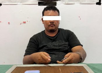 Satu Tersangka Diamankan Satresnarkoba Polres Bengkalis, di Bathin Solapan