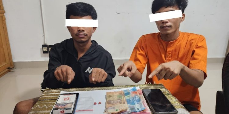Polsek Mandau Amankan Dua Pemuda dalam Kasus Penyalahgunaan Sabu dan Ekstasi