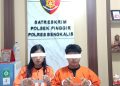 Dua Orang Muda-mudi Jaringan Narkoba, Dibongkar Polsek Pinggir, Sita 27,72 Gram Sabu dan 44 Butir Ekstasi