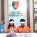 Dua Orang Muda-mudi Jaringan Narkoba, Dibongkar Polsek Pinggir, Sita 27,72 Gram Sabu dan 44 Butir Ekstasi