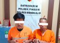 Polsek Pinggir Ungkap Peredaran Pil Ekstasi, Dua Tersangka Diamankan