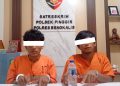 Polsek Pinggir Ungkap Peredaran Sabu, Dua Tersangka Diamankan Berkat Laporan Call Center 110