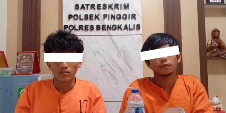 Polsek Pinggir Ungkap Peredaran Sabu, Dua Tersangka Diamankan Berkat Laporan Call Center 110